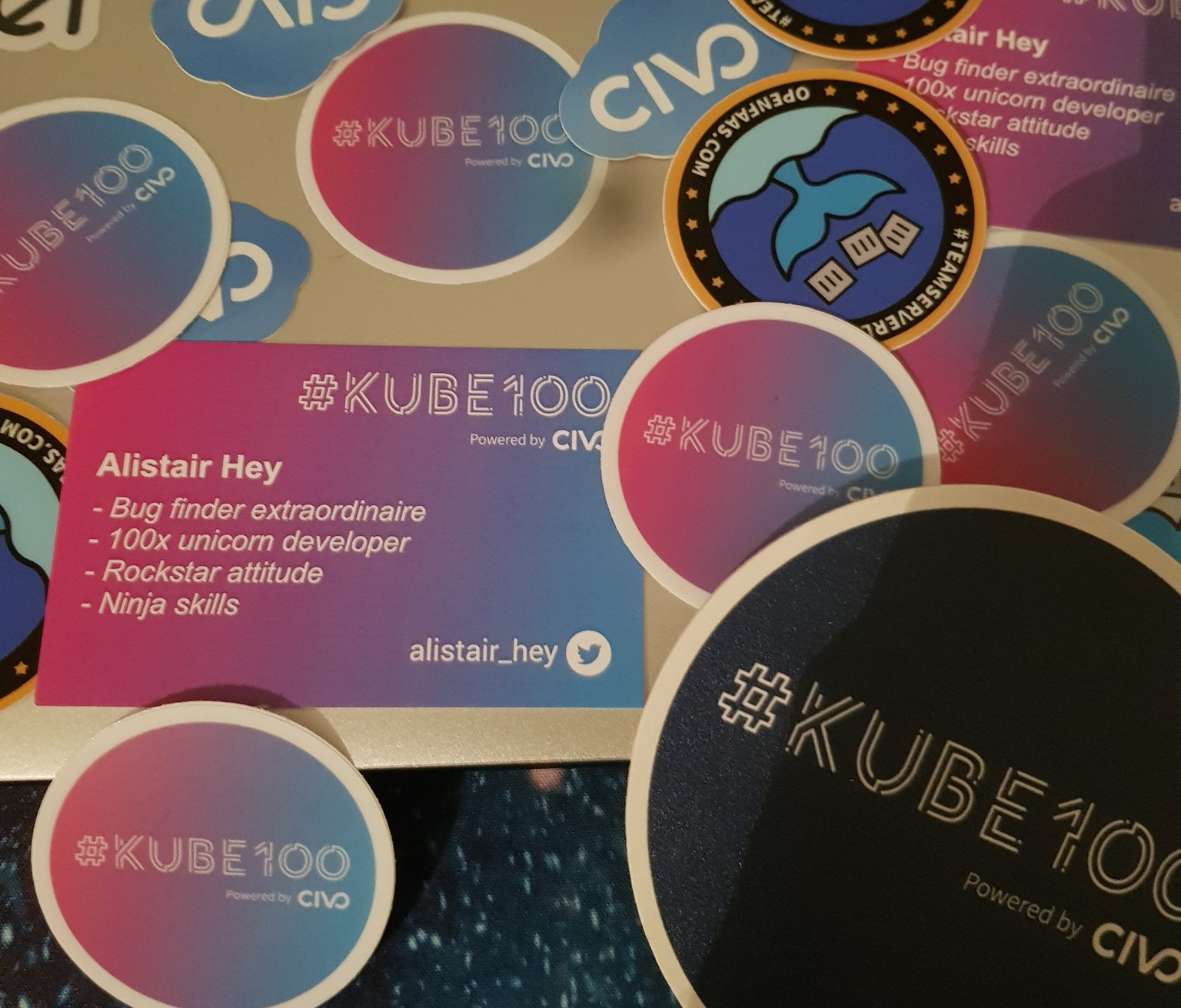 civo kube100 stickers